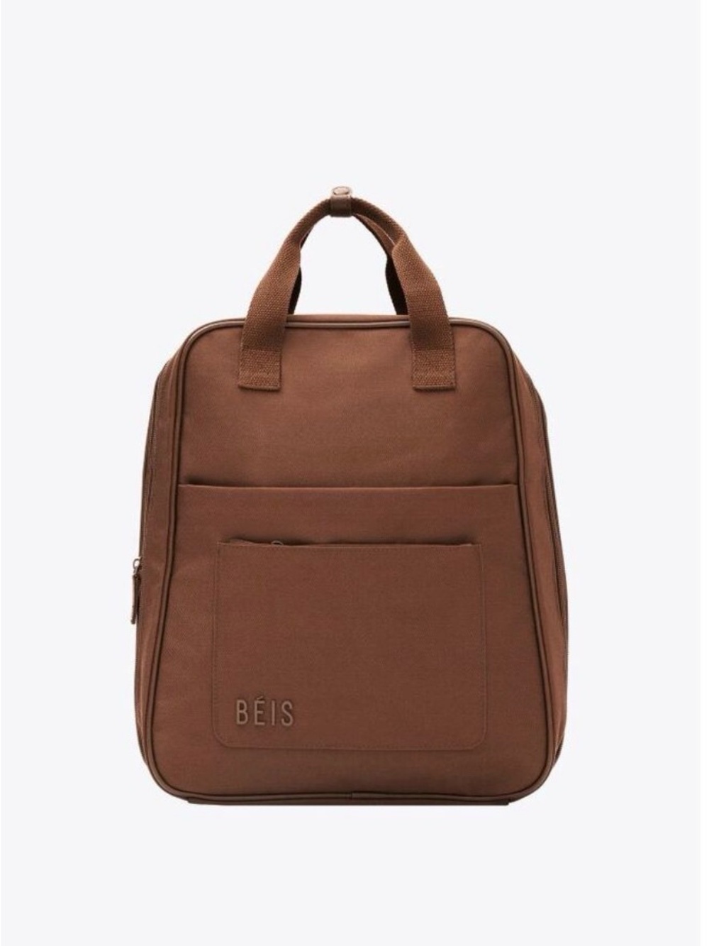 BÉIS The Backpack in Maple Brown Travel Laptop Bag NWOT